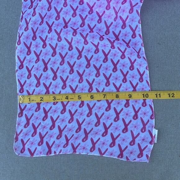 Breast Cancer Pink Ribbon Scarf - Picture 3 of 5
